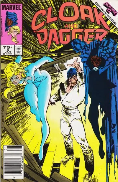 Cloak and Dagger, Vol. 2 #4 Canadian Price Variant comic book cover, 1986