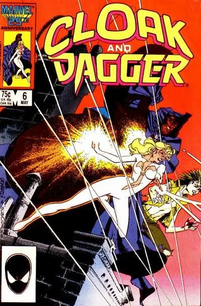 Cloak and Dagger, Vol. 2 #6 Direct Edition comic book cover, 1986