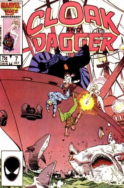Cloak and Dagger, Vol. 2 #7 Direct Edition comic book cover, 1986