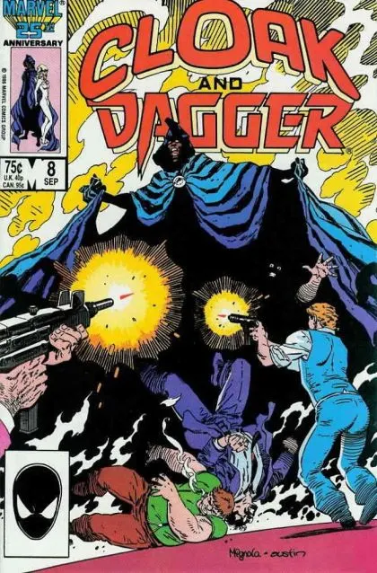 Cloak and Dagger, Vol. 2 #8 Direct Edition comic book cover, 1986