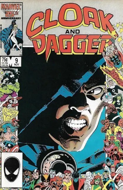 Cloak and Dagger, Vol. 2 #9 Direct Edition comic book cover, 1986