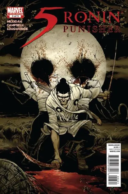 5 Ronin #3 Giuseppe Camuncoli Regular Cover comic book cover, 2011