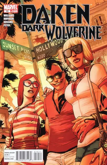 Daken: Dark Wolverine #10 comic book cover, 2011