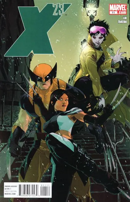 X-23, Vol. 3 #11 comic book cover, 2011