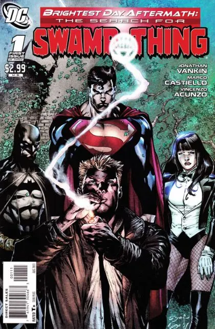 Brightest Day: Aftermath: The Search for the Swamp Thing #1 Ardian Syaf & Vicente Cifuentes Regular Cover comic book cover, 2011