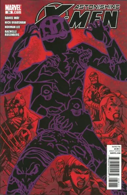 Astonishing X-Men, Vol. 3 #39 Direct Edition comic book cover, 2011