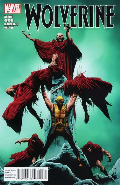 Wolverine, Vol. 4 #10 Jae Lee Regular comic book cover, 2011