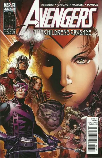 Avengers: The Children's Crusade #6 comic book cover, 2011