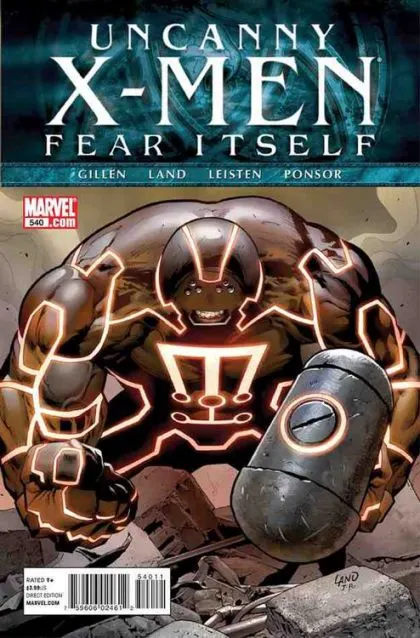 Uncanny X-Men, Vol. 1 #540 Direct Edition comic book cover, 2011