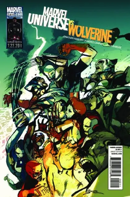 Marvel Universe vs. Wolverine #2 Goran Parlov Regular comic book cover, 2011