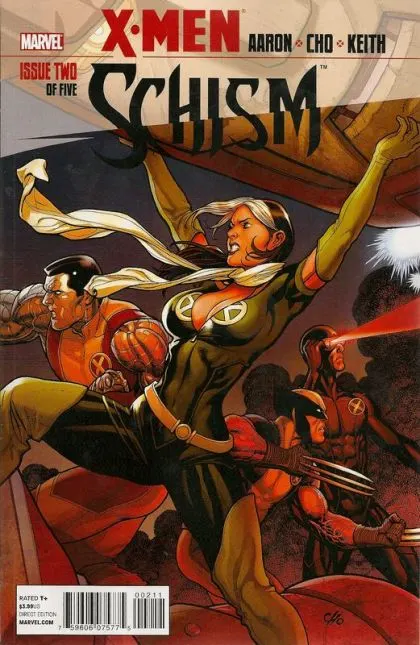 X-Men: Schism #2 Frank Cho Regular comic book cover, 2011