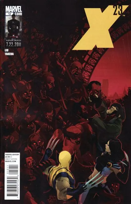 X-23, Vol. 3 #12 comic book cover, 2011