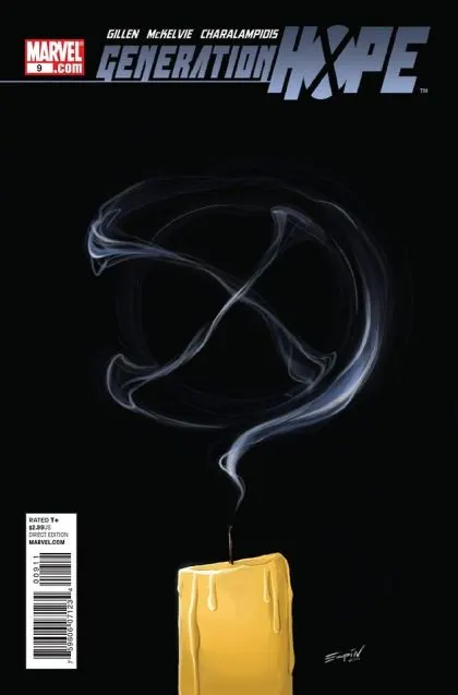 Generation Hope #9 comic book cover, 2011
