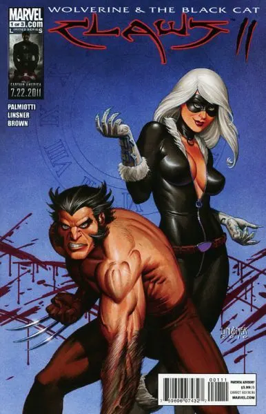 Wolverine & Black Cat: Claws 2 #1 comic book cover, 2011