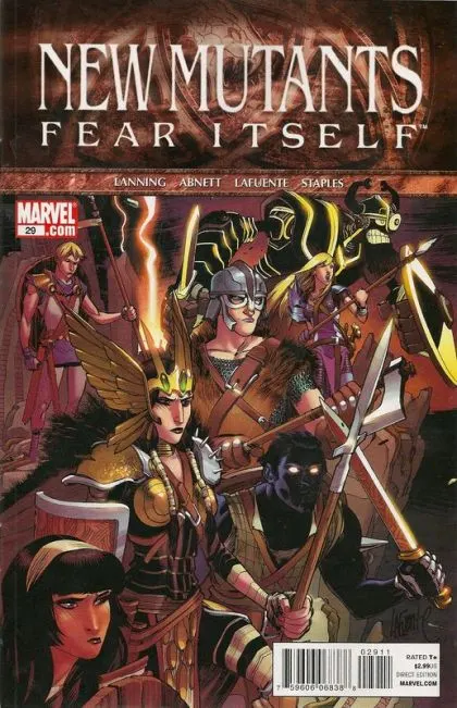 New Mutants, Vol. 3 #29 comic book cover, 2011