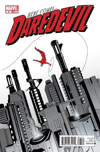 Daredevil, Vol. 3 #4 Marcos Martín Regular comic book cover, 2011
