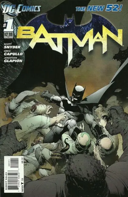 Batman, Vol. 2 #1 Greg Capullo Regular comic book cover, 2011