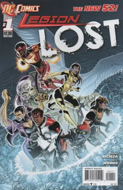 Legion Lost, Vol. 2 #1 comic book cover, 2011