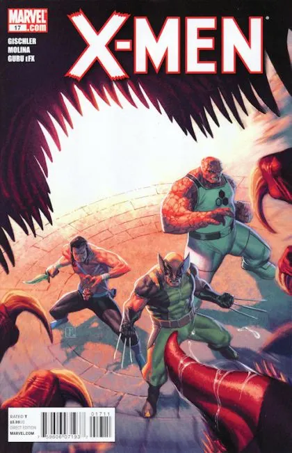 X-Men, Vol. 2 #17 Jorge Molina Regular comic book cover, 2011
