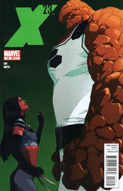 X-23, Vol. 3 #14 comic book cover, 2011