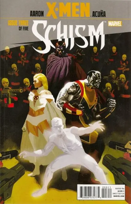 X-Men: Schism #3 Daniel Acuña Regular comic book cover, 2011