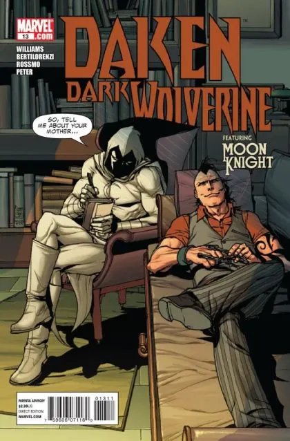 Daken: Dark Wolverine #13 comic book cover, 2011