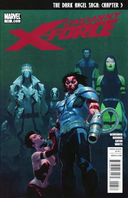 Uncanny X-Force, Vol. 1 #13 Esad Ribić Regular comic book cover, 2011