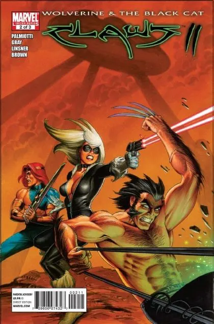 Wolverine & Black Cat: Claws 2 #2 comic book cover, 2011