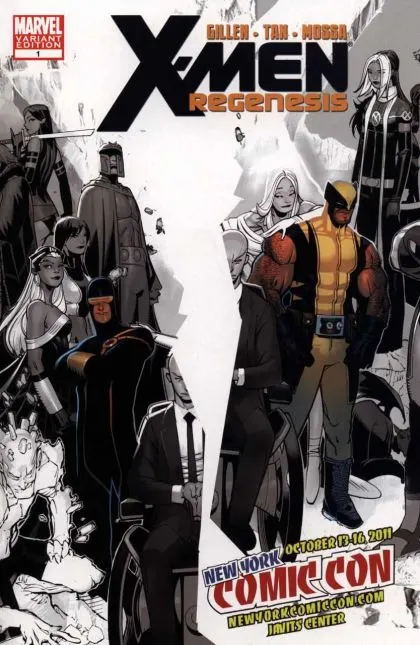 X-Men: Regenesis #1 Chris Bachalo NYCC Exclusive Variant comic book cover, 2011