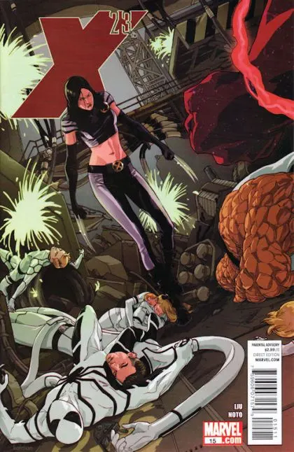 X-23, Vol. 3 #15 Kalman Andrasofszky Regular comic book cover, 2011