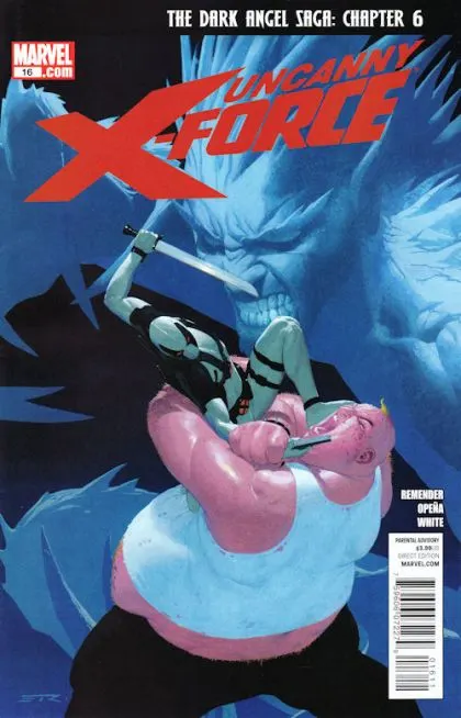 Uncanny X-Force, Vol. 1 #16 Esad Ribić Regular comic book cover, 2011