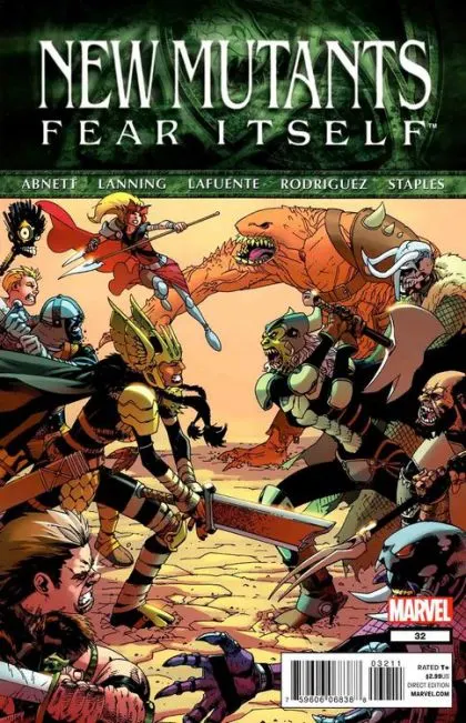 New Mutants, Vol. 3 #32 Jason Pearson Regular comic book cover, 2011