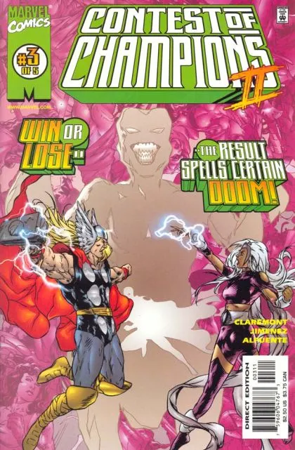 Contest of Champions II #3 comic book cover, 1999