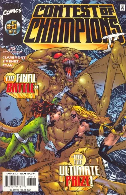 Contest of Champions II #5 Direct Edition comic book cover, 1999