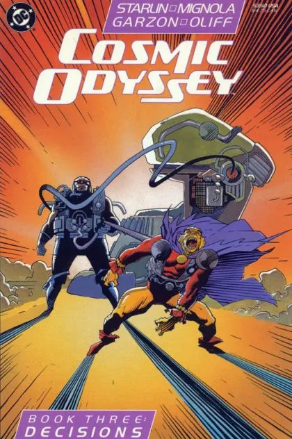 Cosmic Odyssey #3 comic book cover, 1988