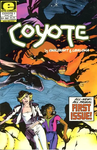 Coyote #1 comic book cover, 1983
