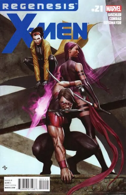 X-Men, Vol. 2 #21 comic book cover, 2012