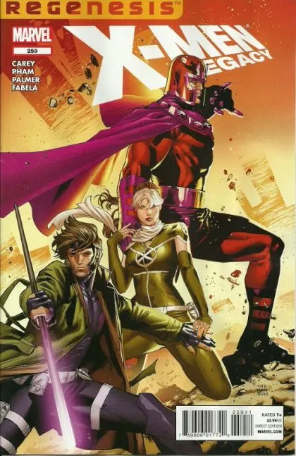 X-Men: Legacy, Vol. 1 #259 Clay Mann Regular comic book cover, 2012