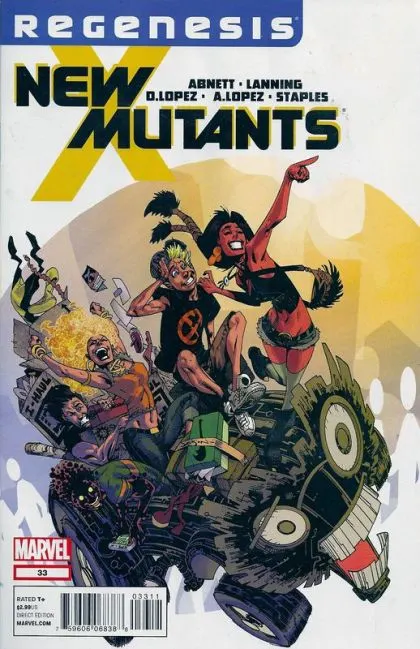 New Mutants, Vol. 3 #33 Jason Pearson Regular comic book cover, 2012