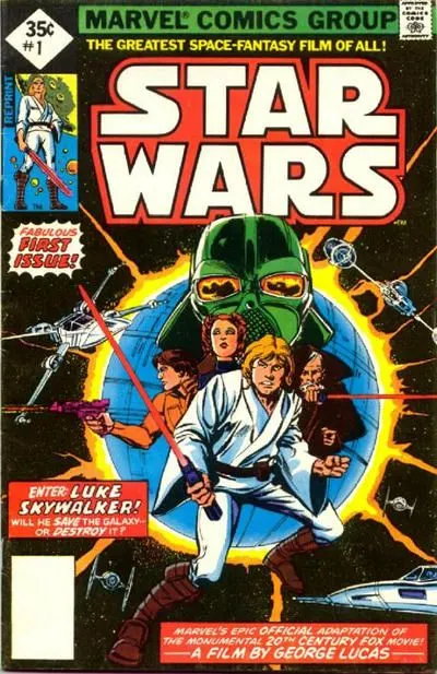 Star Wars, Vol. 1 (Marvel) #1 Whitman Reprint Variant comic book cover, 1977