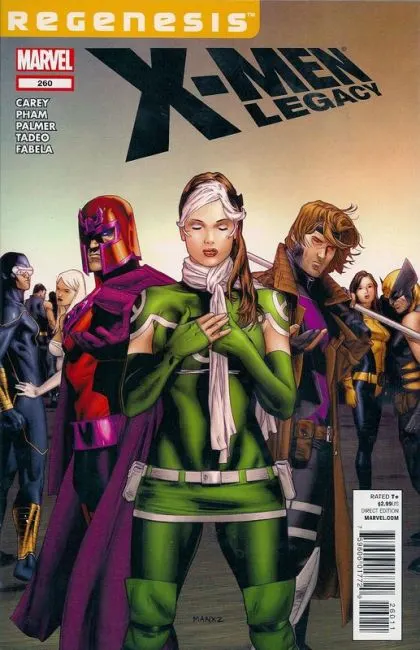 X-Men: Legacy, Vol. 1 #260 Clay Mann Regular comic book cover, 2011