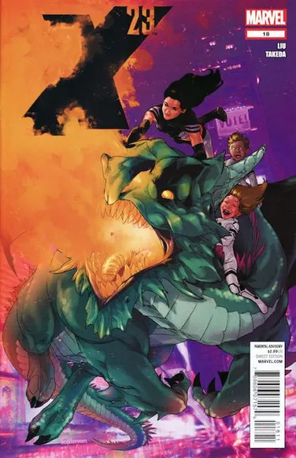 X-23, Vol. 3 #18 comic book cover, 2012