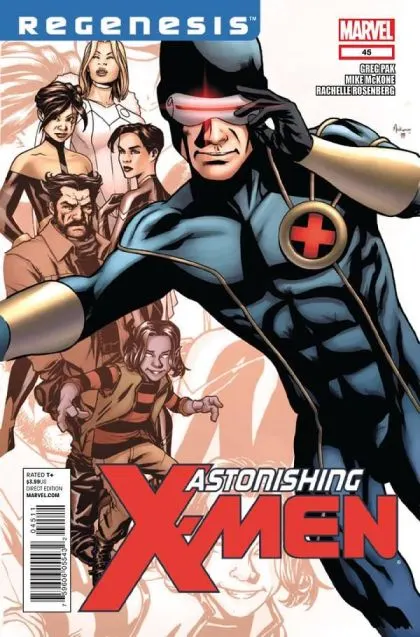Astonishing X-Men, Vol. 3 #45 Direct Edition comic book cover, 2012