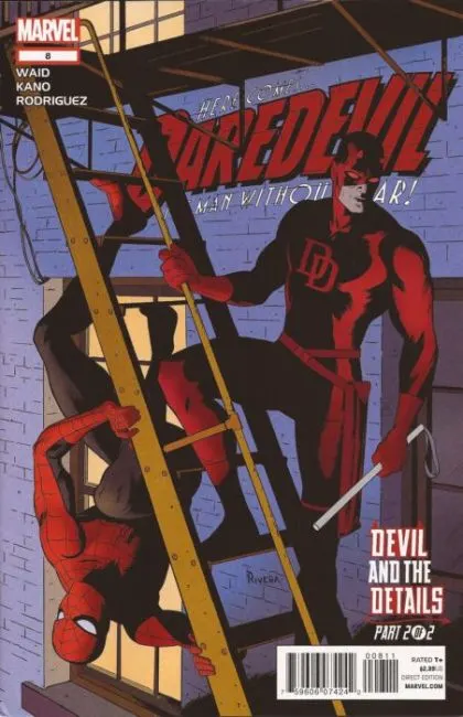 Daredevil, Vol. 3 #8 Paolo Rivera Regular comic book cover, 2012