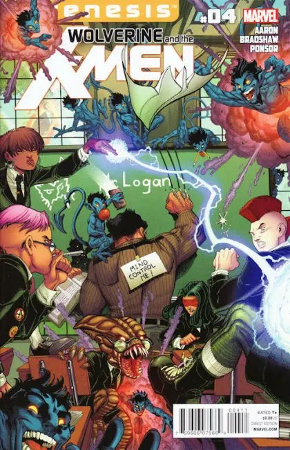Wolverine & the X-Men, Vol. 1 #4 Nick Bradshaw Regular Cover comic book cover, 2012