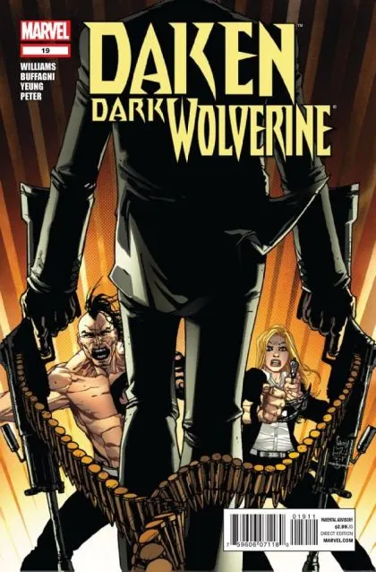 Daken: Dark Wolverine #19 comic book cover, 2012