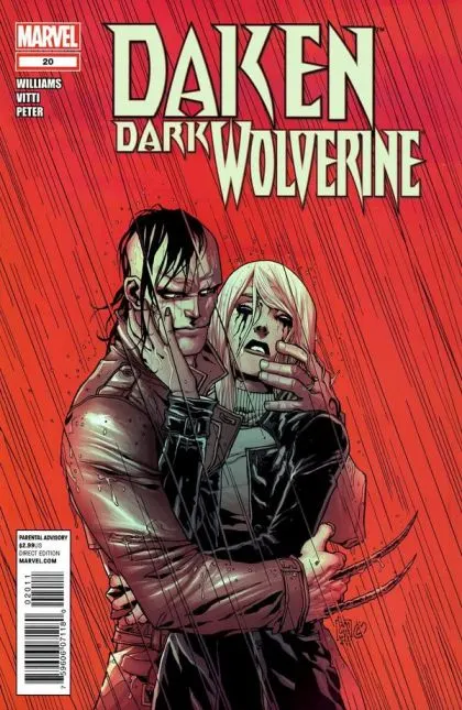 Daken: Dark Wolverine #20 comic book cover, 2012