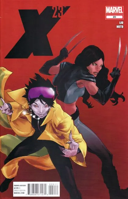 X-23, Vol. 3 #20 comic book cover, 2012