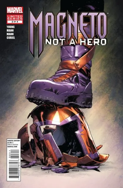 Magneto: Not a Hero #3 comic book cover, 2012