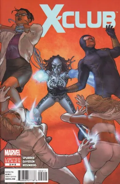 X-Club #2 Direct Edition comic book cover, 2012
